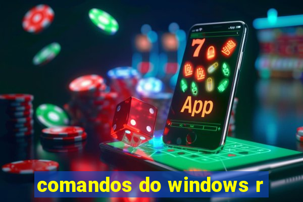 comandos do windows r